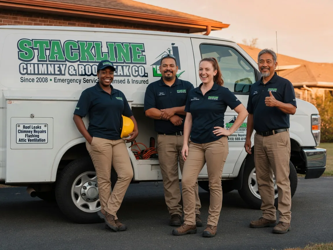 Chimney flashing repair company in Gladstone, IL